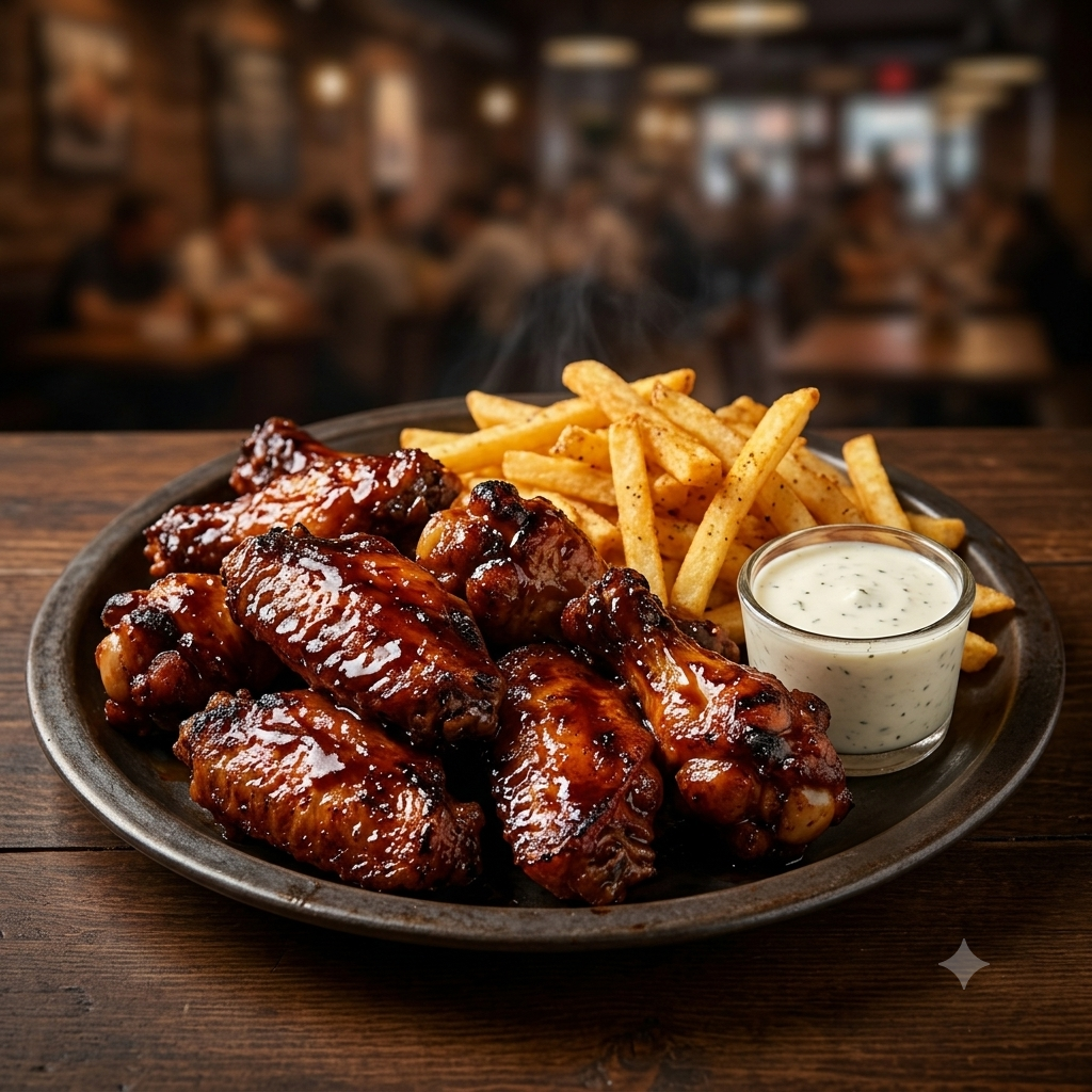 Alitas Buffalo o BBQ